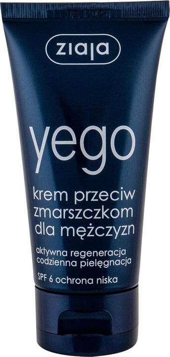 Ziaja Yego Men Anti-Wrinkle Cream Spf 6 - Daily Face Cream For Men (50 ml, Tagescreme)