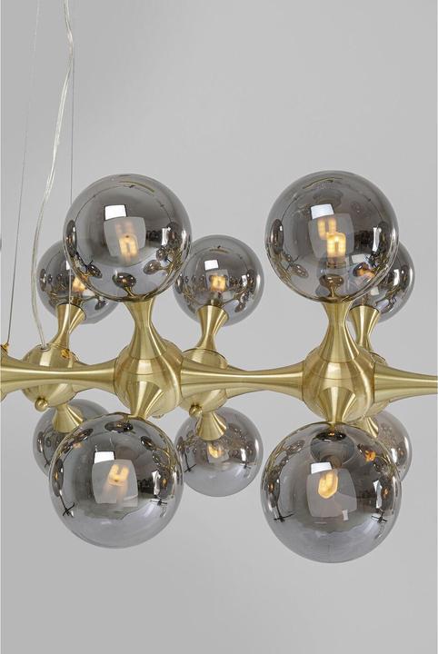 Actual product image Kare Design Suspension lamp Atomic Balls Brass 140cm (G9)