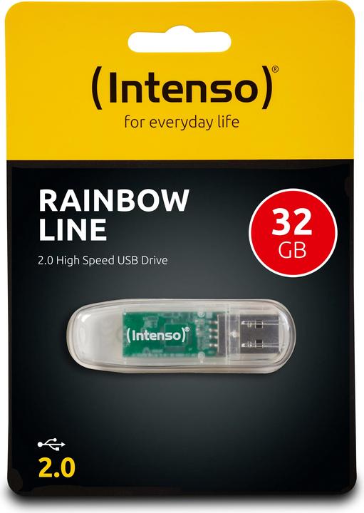 Actual product image Intenso Rainbow Line (32 GB, USB-A)