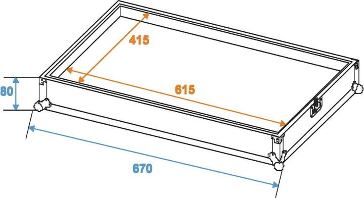 Immagine prodotto Roadinger Valigia Ransport per EF-2 Valigia (L x P x A) 470 x 670 x 195 mm (Accessori)