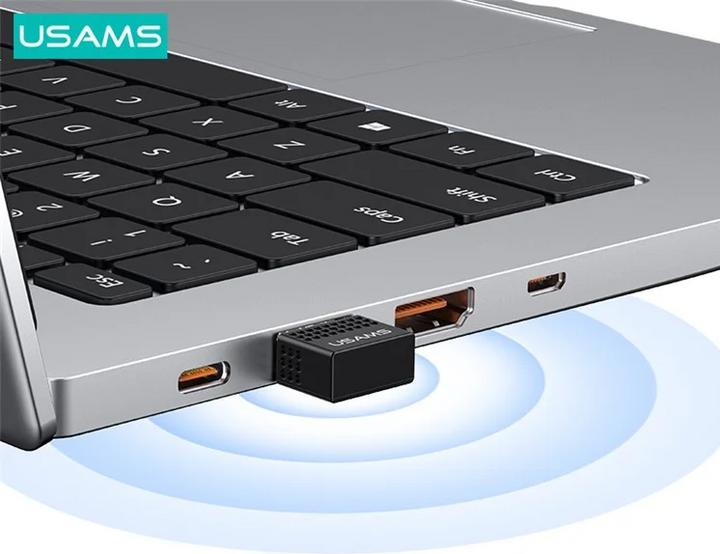 Actual product image Usams Adapter USB Bluetooth czarny/black ZB285SPQ01 (US-ZB285)