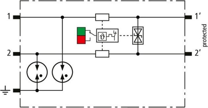 Produktbild Dehn Modularer Kombi-Ableiter für 1 Doppelad BCO ML2 BD HF 5