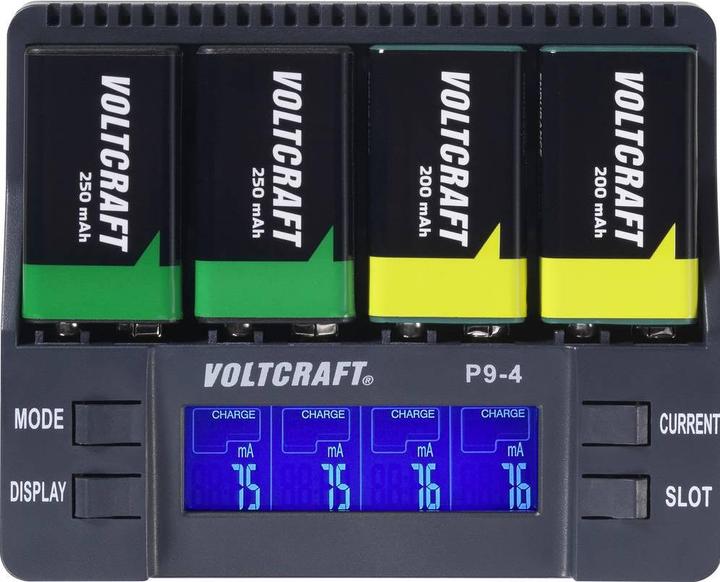 Actual product image Voltcraft P9-4 (1 pcs., 9V Block, Chargers without battery)