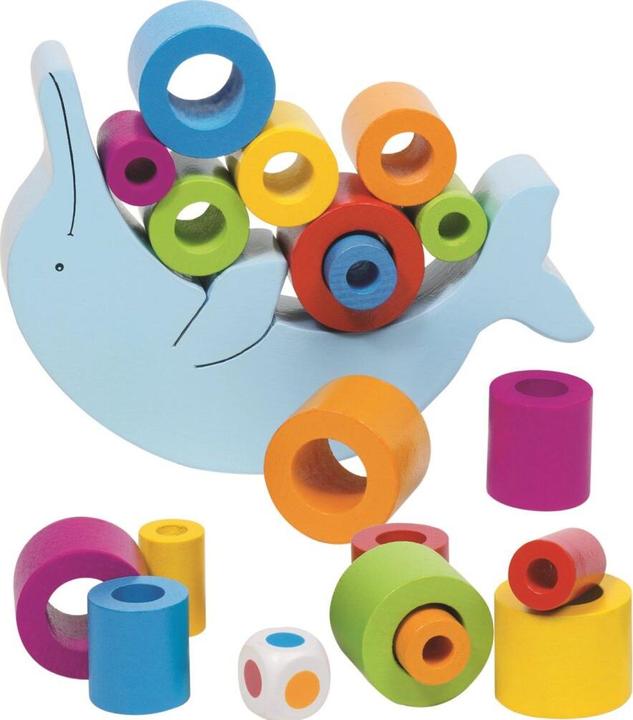 Actual product image Goki Balancing game dolphin (German)