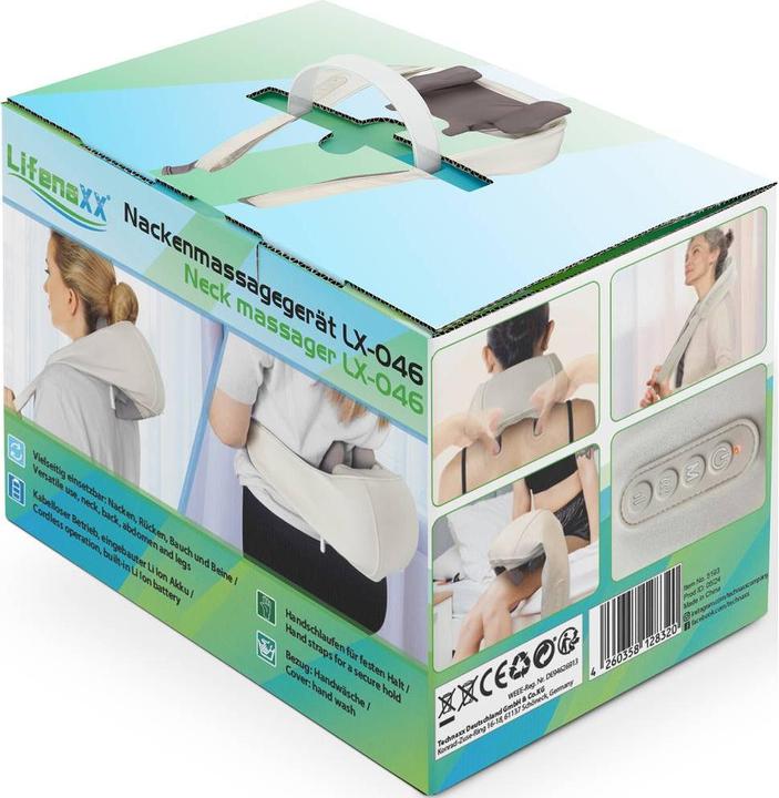 Actual product image LifenaXX LX-046 Nackenmassagegerät