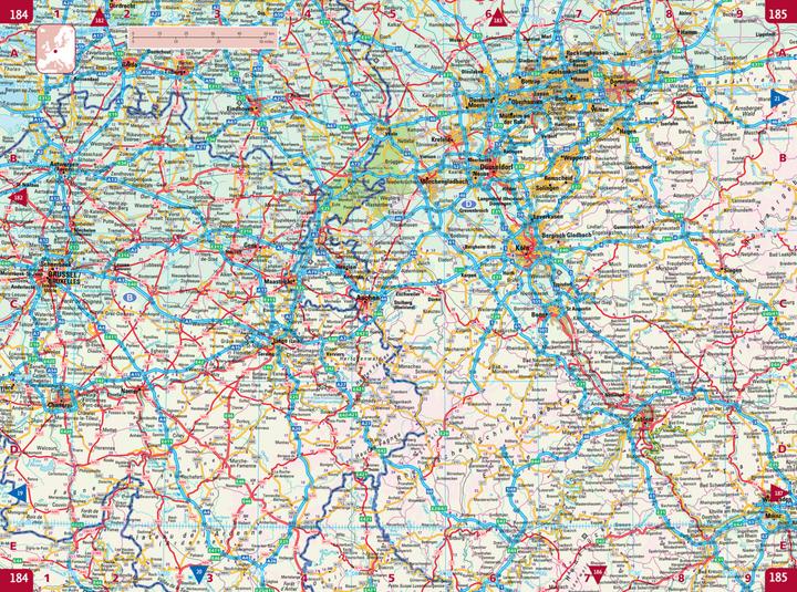 Produktbild Essential Road Atlas Europe