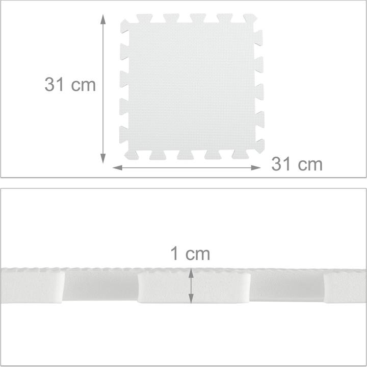 Immagine prodotto Relaxdays Tappetino fitness (1 cm)
