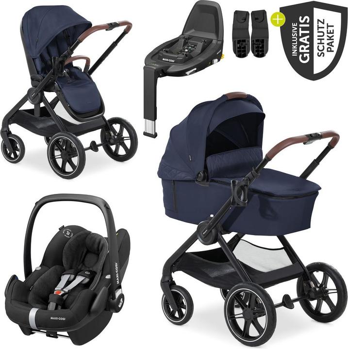 Hauck Kinderwagen 3 in 1 4in1 Kinderwagen-Set Walk N Care Trio Set