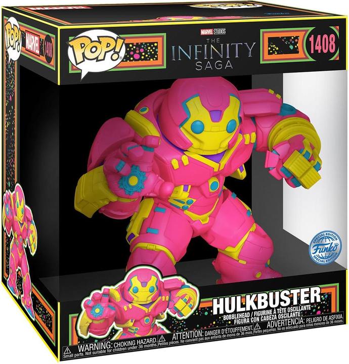 Immagine prodotto Funko Iron Man Super Sized Jumbo! figura in vinile Hulkbuster (BLKLT) 25 cm