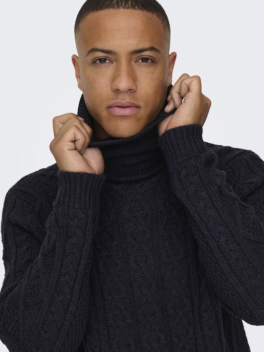 Produktbild Only & Sons Strukturstrick Strickpullover (XS)