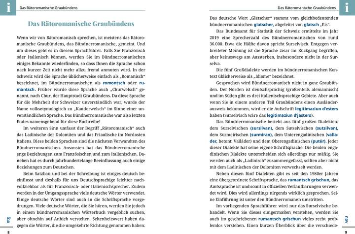 Actual product image Sprachführer Rätoromanisch (Surselvisch) - Wort für Wort (German, Gereon Janzing, 2024)