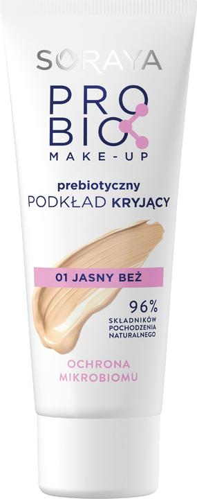 Produktbild Soraya Probio Make-Up Prebiotic opaque foundation 01 light beige - Schutz des Mikrobioms 30ml (Hellbeige)