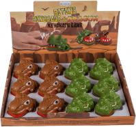 Actual product image Ootb Dino & dragon key ring assorted