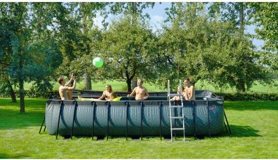 Immagine prodotto Exit Piscina in legno con filtro a sabbia (540 x 250 cm)