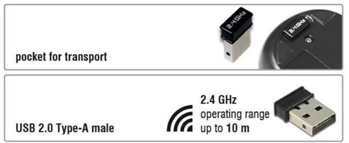 Produktbild Delock 12494 USB 2.4 Ghz, Wireless (Kabellos)