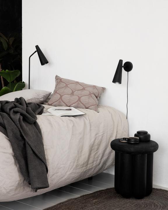 Image du produit House Doctor Applique murale, Precise, noir mat (E14)
