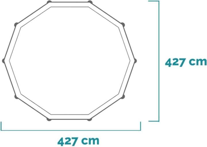 Immagine prodotto Intex Telaio a prisma (Ø 427 x 107 cm)