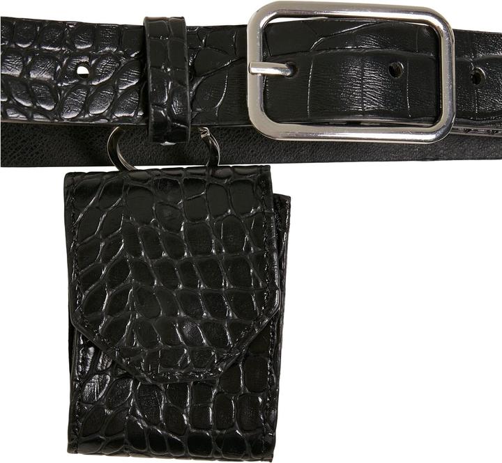 Produktbild Urban Classics Croco Synthetic Leather Belt With Pouch (L)