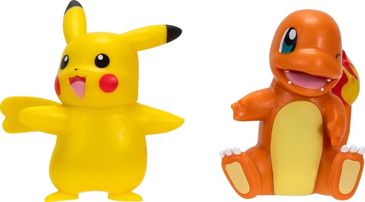 Jazwares Pokémon Battle Figure First Partner Set figures 2-pack Glumanda #2, female Pikachu