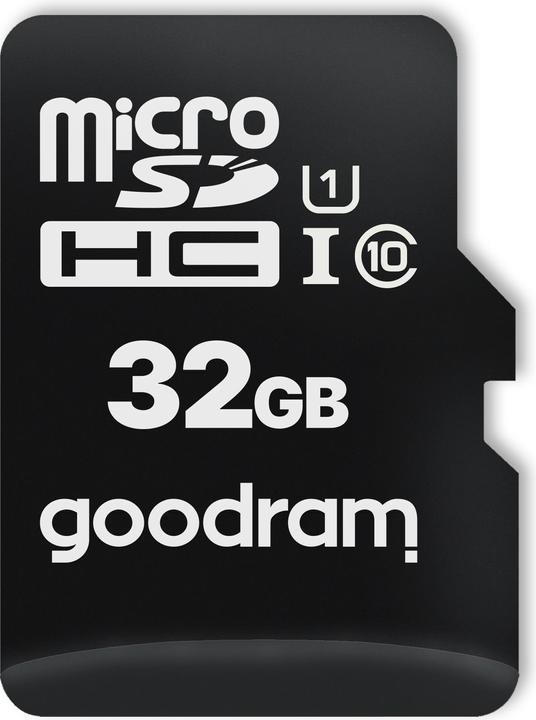 Immagine prodotto Goodram M1A4-0320R12 - 32 GB - MicroSD - Classe 10 - UHS-I - 100 MB/s - 10 MB/s (32 GB, microSDHC, U1, UHS-I)