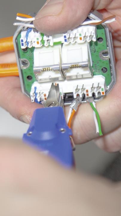 Produktbild Weicon Anlegewerkzeug LSA Sensor No.40 blau/rot (185 mm)