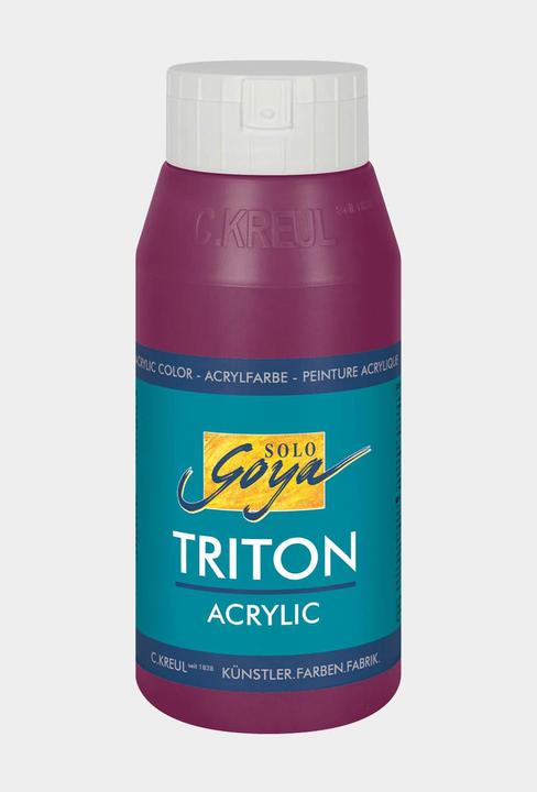 Actual product image Solo Goya Triton Acrylic (Bordeaux red, 750 ml)