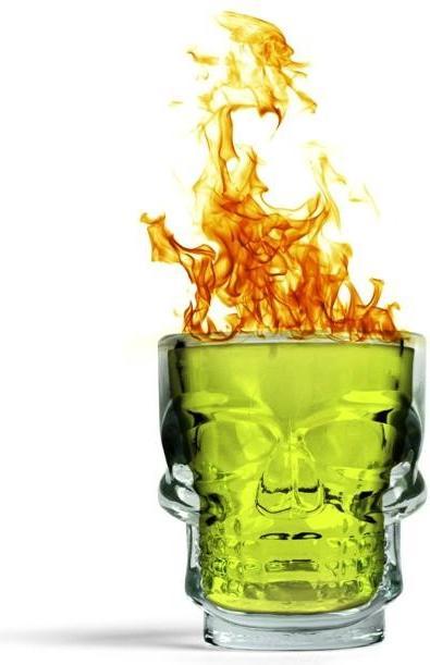 Immagine prodotto Kikkerland Skull Shot (5.88 dl, 4 x, Bicchiere di vetro)