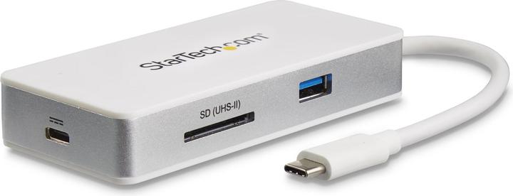 StarTech USB C Multiport Adapter - 4K HDMI - SD/SDHC/SDXC Slot - Power Supply - USB-C to USB Adapter -... (Docking port (proprietary), 1 Ports)