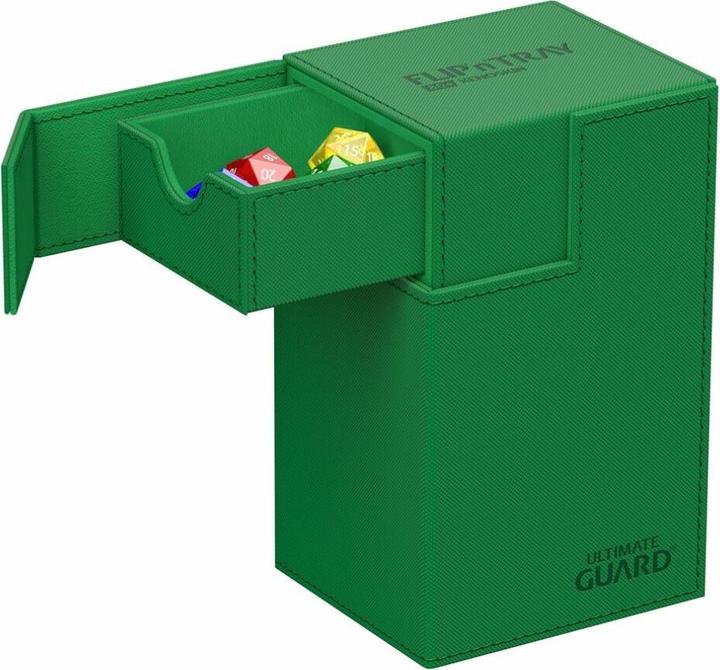 Immagine prodotto Ultimate Guard Flip'n'Tray 80+ XenoSkin Monocolor Vert