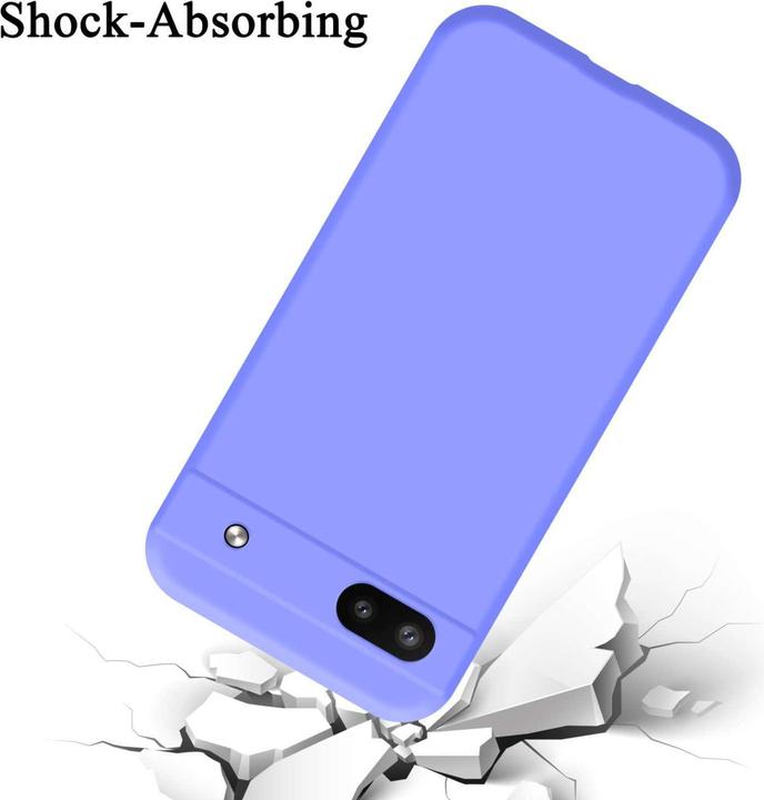 Actual product image Cadorabo Bumper Case for Google PIXEL 6A TPU Liquid Silicone Cover for Google PIXEL 6A (Google Pixel 6a)