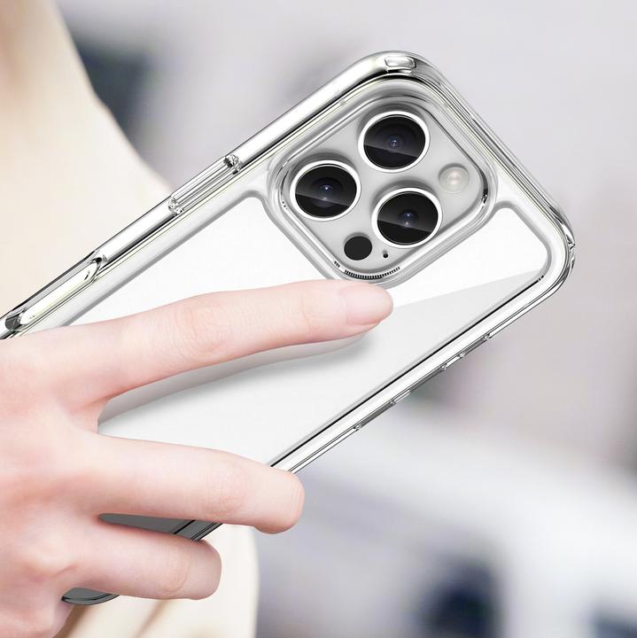 Image du produit Hurtel Outer Space Case avec cadre en gel pour iPhone 16 Pro Max - Transparent (Apple iPhone 16 Pro Max)