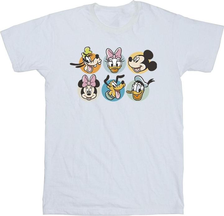 Disney Mickey Mouse And Friends Faces TShirt Mädchen (140, 146)