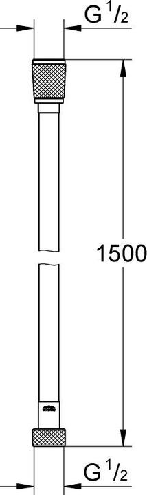 Productafbeelding Grohe Silverflex TwistStop (150 cm)