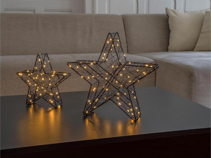 Actual product image STT Table Decoration 3D Star Nero M, 28 cm