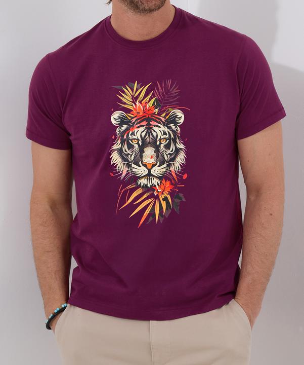 Actual product image Joe Browns Tropical Tiger Graphic Short Sleeve T-Shirt (S)