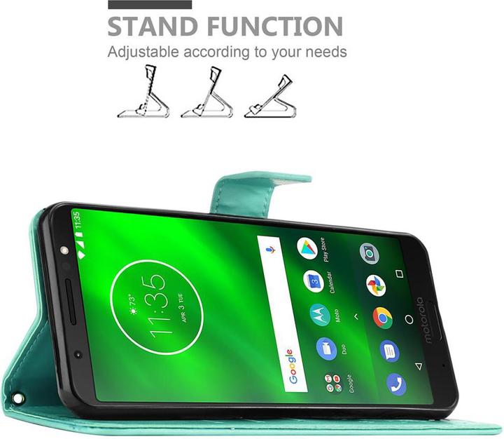 Immagine prodotto Cadorabo Copertina del libro di fiori (Motorola Moto G6 Plus)
