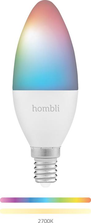 Actual product image Hombli Smart Bulb (E14, 4.50 W, 385 lm, 2 x, F)