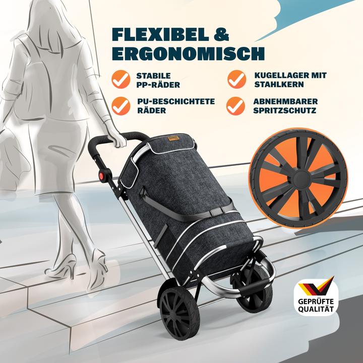Produktbild Monzana 2in1 Einkaufstrolley
