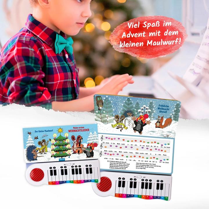 Produktbild Der kleine Maulwurf Klavierbuch Meine ersten Weihnachtslieder (Deutsch, Trötsch Verlag GmbH & Co. KG, 2023)