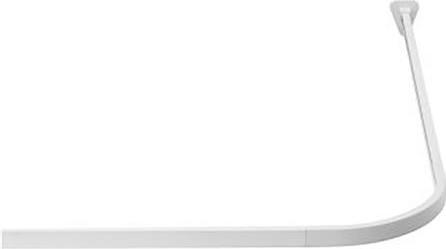 Ridder 52001 Shower Curtain Rail, 90x90 cm White (90 x 90 cm)