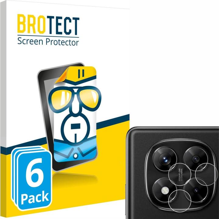 Actual product image BROTECT Screen Protector Clear (6 Piece, Xiaomi Redmi Note 14 Pro)