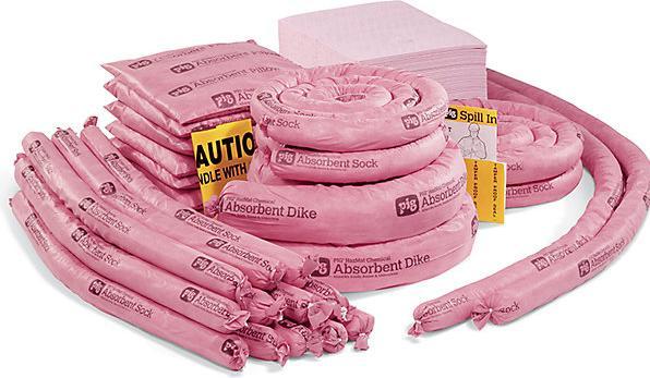 Actual product image Pig Emergency kit in 360 l high-vis container, chemical version, absorbs 236.8 l. (1 Piece)