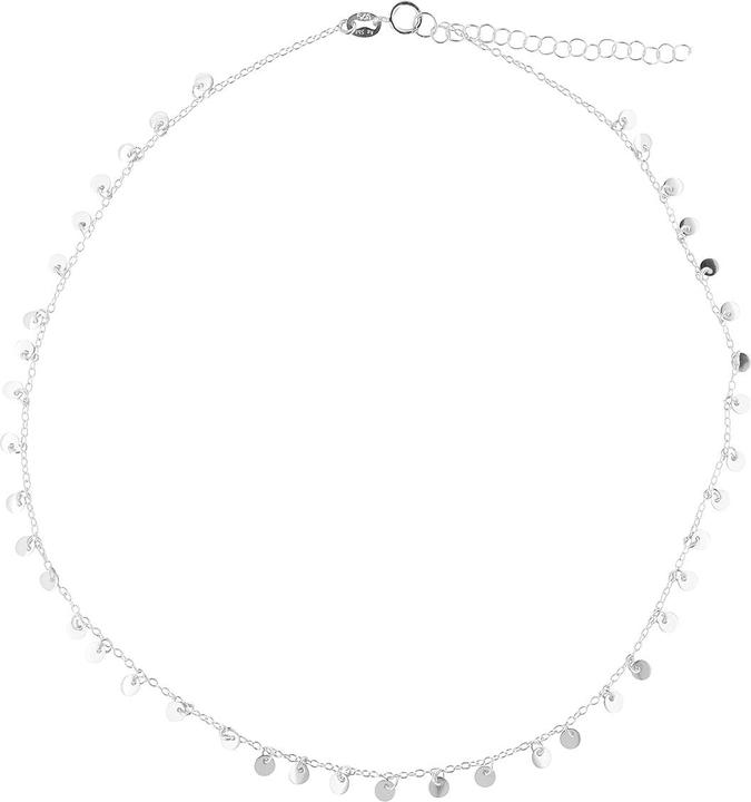 Leyda Halskette Plaquettenn (Silber 925, 34 - 40 cm)