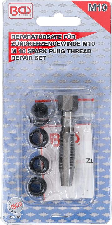 Produktbild BGS Reparatursatz für Zündkerzengewinde | M10 x 1,0 mm | 5-tlg.