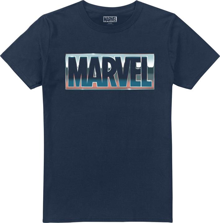 TShirt Blau Stahl