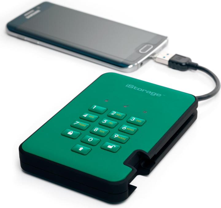 Actual product image iStorage diskAshur² - 512 GB SSD - external (portable) (512 GB)