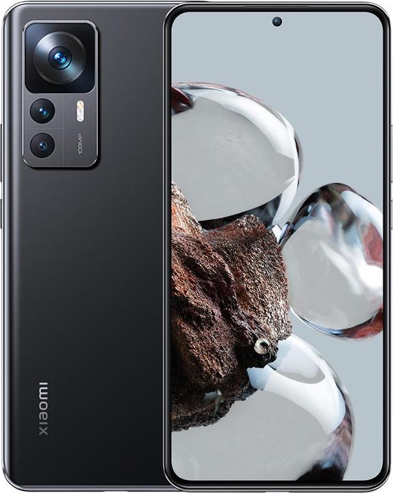Productafbeelding Xiaomi 12T (256 GB, Black, 6.67", Dubbele SIM, 108 Mpx, 5G)