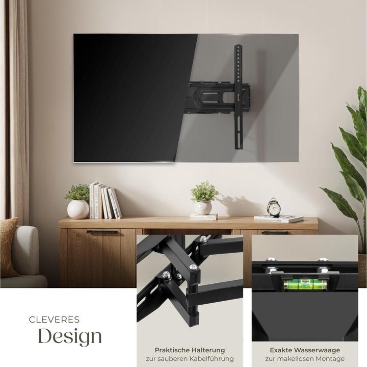 Actual product image tectake TV wall mount (Wall, 55", 60 kg)