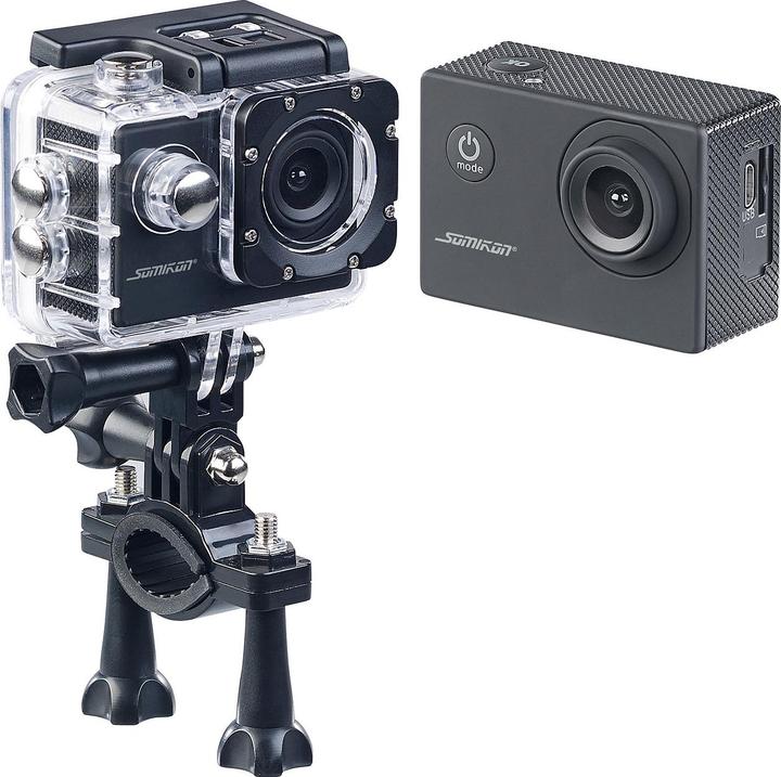 Actual product image Somikon DV-1212 V2 with underwater housing (15p)