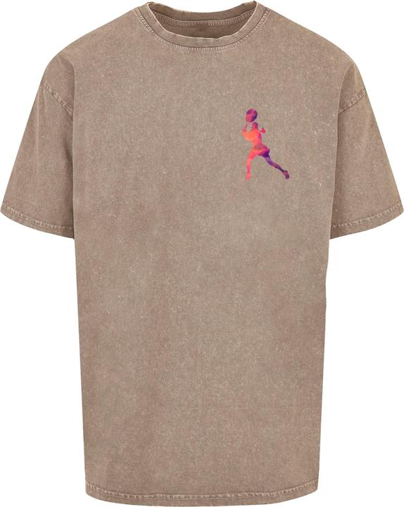 Immagine prodotto Merchcode Silhouette donna tennis - Maglietta oversize lavata con acido - 113023 (L)